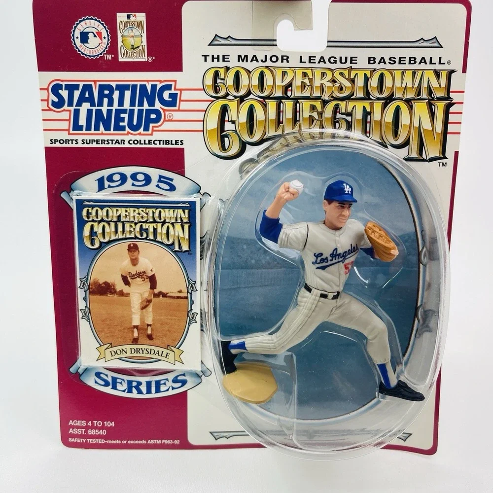Starting Lineup CoopersTown Collection Don Drysdale LA Dodgers Action Figure